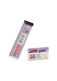 Resim Mikro 0.9 Versatil Kalem Ucu Min Cetvelli 0.9 Mm 2b 75mm M-750 Cm 