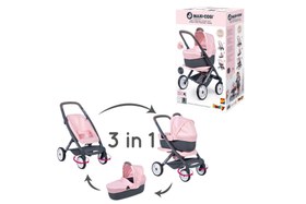 Resim Smoby Maxi-Cosi Oyuncak Bebek Mama Sandalyesi Puset ve Salıncak - Bej 240245 
