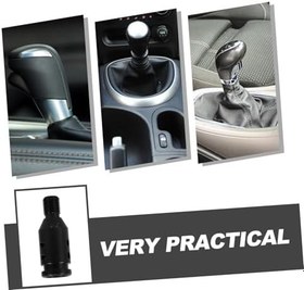 Resim ULTECHNOVO 4 araba modifikasyon aksesuarları Vites değiştirme adaptörü Araba vites topuzu adaptörü değiştirici adaptörü vites adaptörü Vites Kolu Konektörü Vites Topuzu Tutucusu 