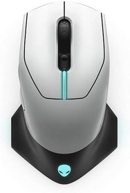Resim nslx AW610M AlienFX RGB 16.000 DPI Optik Kablolu/Kablosuz Gaming Mouse (545-BBCN) - Beyaz news S 