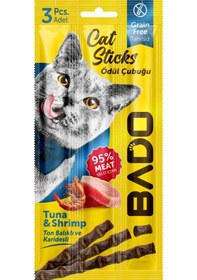 Resim Bado Kedi Ödül Çubuğu Ton Balıklı Ve Karidesli 3x5gr 