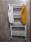 Resim Eurasia Havlupan Towel Radiator Havlupan 500x1300 Beyaz Havlupan 2 Adet Vanası 