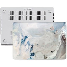 Resim MacBook Air Kılıf HardCase Touch ID A1932 A2179 A2337 Marble10NL 