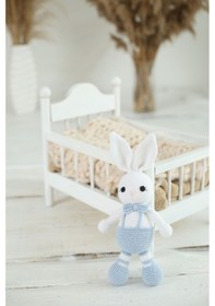 Resim Amigurumi Organik Uyku Arkadaşı Tavşan 
