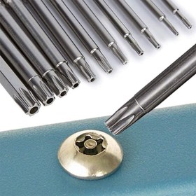 Resim Manyetik Torx Tornavida Bit Seti 1/4 Altıgen Tornavida Bit Uzatma Adaptörü Güvenlik Kafası Torx Star Hex Spline Bit Seti 