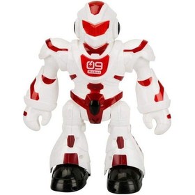 Resim Uzaktan Kumandalı Akıllı Dans Eden Robot Işıklı Sesli Müzikli Hareketli Robot - Kırmızı 