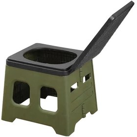 Resim Mufunye Taşınabilir Katlanır Seyahat Lazımlığı - Kapaklı Tasarım, Kamp, Araba İçi/dışı Ve Acil Durumlar İçin 150kg Kapasiteli 