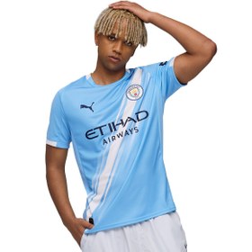 Resim Manchester City 25/26 Home Jersey Replica Erkek Mavi Futbol Forma 78033801 
