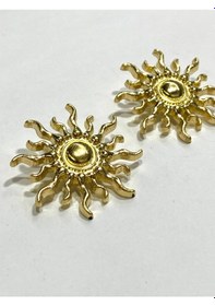 Resim Desenli Metalize Büyük Boy / Aksesuar Düğme / 2'li Set / 3.8 Cm / Dec01 