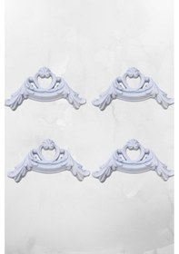 Resim Dekoratif Poliüretan Boyanabilir 4 Cm Uyumlu Duvar Çıtası Köşe Motifi 4 Adet Set 113-4 