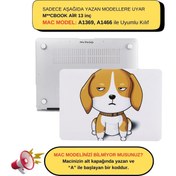 Resim Macbook Air Kılıf 13 inç Dog02NL (Eski USB'li Model 2010-2017) A1369 A1466 ile Uyumlu 