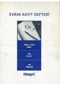 Resim Özkan Evrak Kayıt Defteri 40 Yp. 22X32 
