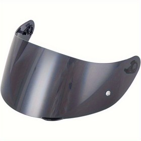Resim 1 adet Çizilmeye Dayanıklı Motosiklet Kaskı Gözlüğü Maskesi ile Nipel Tokası - K1 K3SV K5 Uyumlu Anti-Sis PC Kask Kalkanı 