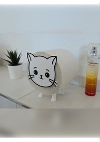 Resim 2'li Set Kedi Tuvalet Kağıtlığı Tekli-birden Fazla Al Üst Üste Koy Çok Renkli 