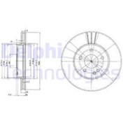 Resim Delphı Fren Dıskı On Mercedes C-class W202 S202 IS00-DELPHI BG2768 