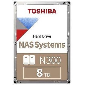 Resim Toshiba N300 MN10ADA800S 8TB 7200Rpm Sata 512M NAS HardDisk 