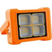 Resim Cbtx Açık Güneş Kamp Işığı Taşınabilir Acil Çalışma Tamir Lambası El Feneri Turuncu 