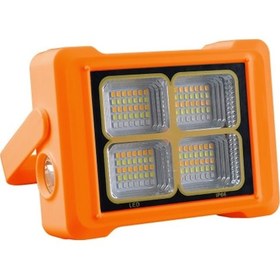 Resim Cbtx Açık Güneş Kamp Işığı Taşınabilir Acil Çalışma Tamir Lambası El Feneri Turuncu 