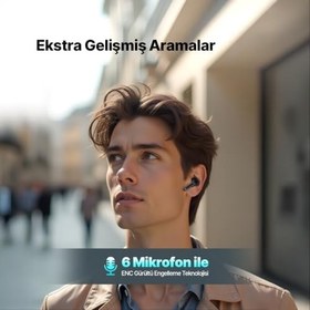 Resim ttec AirBeat Pro Max Gerçek Kablosuz TWS Bluetooth Kulaklık Siyah 2KM162S 