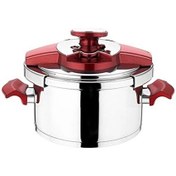Resim Aryıldız Milano 5.5 L Kırmızı Düdüklü Tencere 