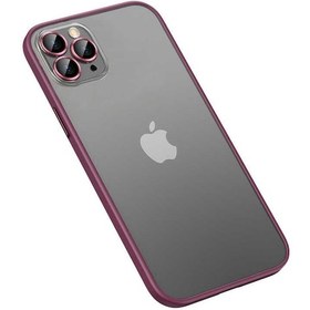 Resim İphone 12 Pro Max Uyumlu Zore Retro Kılıf-koyu Mor Koyu Mor 