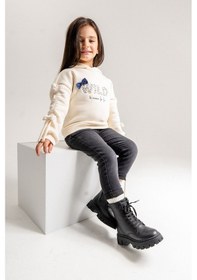 Resim Mnpc Kız Çocuk Siyah Hakiki Deri Suya Dayanıklı Postal 25k3b110662 Siyah 