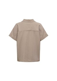 Resim Only Onlarıs Lıfe Cap Sleeve Shırt Wvn Cc Kadın Gri Bluz - 15364279 