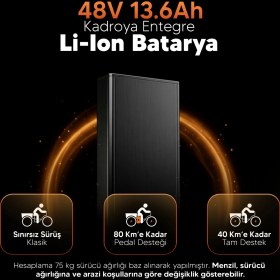 Resim Stradacycles Strada Cycles E-Vibe Hidrolik Disk 20 Jant Üç Tekerlekli Elektrikli Bisiklet 