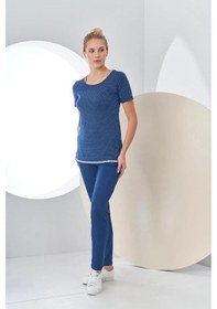 Resim Pjs 24200 Kadın Puantiyeli Yarım Kollu Pijama Takım 001 