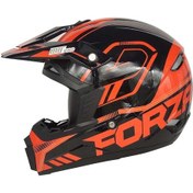 Resim Mts Nikko N600 Forza Orange Cross Motosiklet Kaskı 