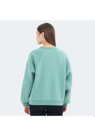 Resim Slazenger VIA Kadın Oversıze Yeşil Sweatshirt 