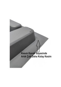 Resim Gri Renk Çekmece Içi Kaşıklık Kepçelik 62x49 Cm 55x40 Cm Ölçülerine Uyarlanabilir Gri 