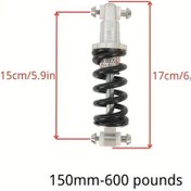 Resim Hightower Dağ Bisikleti Atv Motosiklet 150mm 600 Lbs Ağır Hizmet Amortisör 