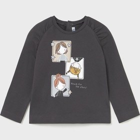 Resim Mayoral Kız Bebek Sweatshirt Siyah 