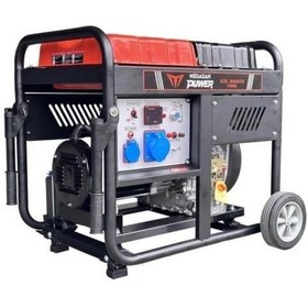 Resim Megasan Power Mpj-11000E Marşlı Dizel 11 Kva Monofaze Jeneratör 