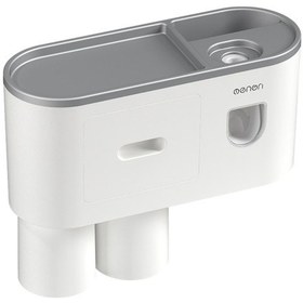 Resim Mengni Banyo Duvara Monte Diş Fırçası Tutucu Gri 
