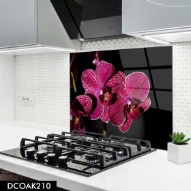 Resim Olinpa Cam Ocak Arkası Koruyucu | Çiçek 