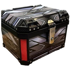 Resim Premium Motosiklet Çanta Abs Arka Çanta Reknli Çanta 60 Litlere Su Geçirmez Kırılmaz Karışık 