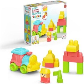 Resim 04122 Yumuşak Bloki Bloklar Tren Set 24 Parça 
