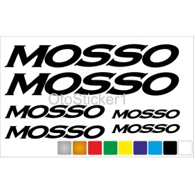 Resim Ne Verelim Size Bisiklet Kadro Sticker Seti Mosso Uyumlu Siyah 