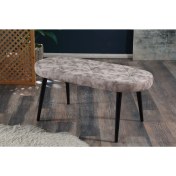 Resim My Massa Bench - Ahşap Siyah Ayaklı 