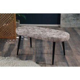 Resim My Massa Bench - Ahşap Siyah Ayaklı 