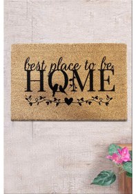 Resim Co Co Jaosi 40x60 cm Doğal Ko ko Kıl paspas,Hindistan Naturel Kapı Önü Paspası 