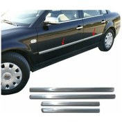 Resim Volkswagen Passat 3B Uyumlu 1997-2005 Krom Cam Çıtası 6 Parça Paslanmaz Çelik 