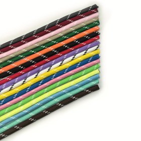 Resim 5mm kalınlığı, 2m/5m uzunluğu, 18 farklı renk seçeneği, cep telefonu kolyesi, kupa, kulaklık kılıfı, sırt çantası anahtarlık, DIY el yapımı halat 
