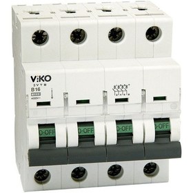 Resim Viko 4vtb-4c63 4x63a C Otomat 4.5ka 