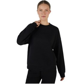 Resim Skechers Kadın Siyah Sweatshirt S242109-001 SiYAH 