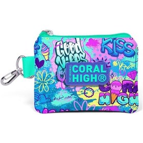Resim Coral High Lavanta Grafiti Bozuk Para Çantası - Kız Çocuk 