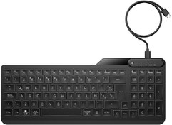 Resim HP 405 Çoklu Cihaz Arka Aydınlatmalı Kablolu Type-C Klavye Siyah 7N7C1AA 