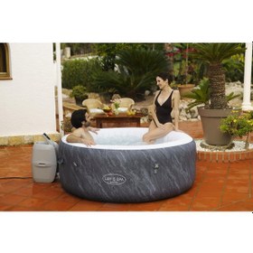 Resim Lay-z-spa 60175 Boracay Smart Signature Airjet Şişme Spa Havuzu, Mobil Uygulama Kontrollü, 2-4 Kişilik Gri 